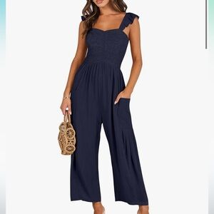 Navy Blue Sleeveless Maxi Dress